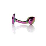 Анальна пробка - Jewellery Multicolour Curved Plug L