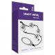 Анальные бусы Kinx Heavy Metal Anal Beads Silver, 22,5х2 см