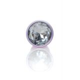 Анальна пробка - Jewellery Pearl Pink Plug Clear S