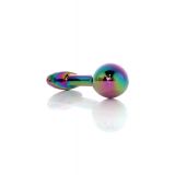Анальна пробка - Jewellery Multicolour Curved Plug L