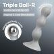 Анальний стимулятор-намистини Satisfyer Triple Ball-R Grey