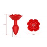 Анальна пробка - Rose Rotating Anal Plug