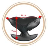 Анальна пробка - Pretty Love Hanson Anal Plug Black