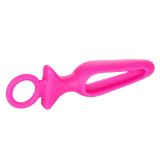 Pipdream Silicone Groove Probe - анальная пробка, 10,25х3,25 см (пурпурный)