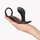 Анальна пробка з ерекційним кільцем Fun Factory BOOTIE RING Black Анальна пробка з ерекційним кільцем Fun Factory BOOTIE RING Black