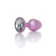 Анальна пробка - Jewellery Pearl Pink Plug Clear S