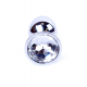 Анальна пробка - Jewellery Silver Plug Clear