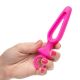 Pipdream Silicone Groove Probe - анальная пробка, 10,25х3,25 см (пурпурный)