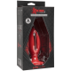Doc Johnson Kink Lube Luge Premium Silicone Plug 6" - силиконовая анальная пробка, 14х5 см (красный)