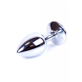 Анальна пробка - Jewellery Silver Plug Clear