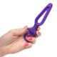 Pipdream Silicone Groove Probe - анальная пробка, 10,25х3,25 см (пурпурный)