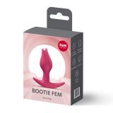 Анальна пробка Fun Factory BOOTIE FEM Raspberry, у вигляді бутона, діаметр 2,9 см, тонкий обмежувач Анальна пробка Fun Factory BOOTIE FEM Raspberry, у вигляді бутона, діаметр 2,9 см, тонкий обмежувач