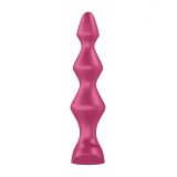 Анальный стимулятор-бусины с двумя моторами Satisfyer Lolli-Plug 1 (Berry)