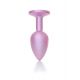 Анальна пробка - Jewellery Pearl Pink Plug Clear S