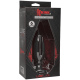 Doc Johnson Kink Lube Luge Premium Silicone Plug 6" - силиконовая анальная пробка, 14х5 см (красный)