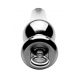 Анальна пробка Tom of Finland Weighted Aluminum Plug with Pull Ring, 13,5см