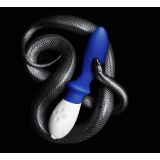 Lelo Loki - мощный вибратор для массажа простаты и анальных игр, 10х3,5 см (синий)