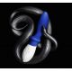 Lelo Loki - мощный вибратор для массажа простаты и анальных игр, 10х3,5 см (синий)