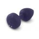 Gvibe Gplug - Большая дизайнерская анальная пробка с вибрацией, 10.5х3.9 см (синий)