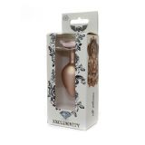 Анальна пробка - Jewellery Pearl Gold Heart Plug Clear M