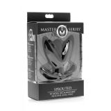 Sprouted 10 Mode Rechargeable Silicone Anal Plug - анальна пробка з розширенням і вібрацією, 10х7 см