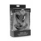 Sprouted 10 Mode Rechargeable Silicone Anal Plug - анальна пробка з розширенням і вібрацією, 10х7 см