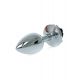 Анальна пробка - Jewellery Silver Rose Plug Black