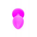 Анальна пробка - Jewellery Silicone Pink Plug S Light Blue