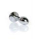 Анальна пробка - Jewellery Silver Plug Clear S