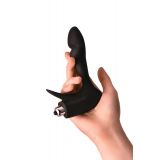 Стимулятор простати Erotist First, силікон, чорний, 14,4 см