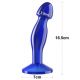 Анальна пробка - Flawless Clear Prostate Plug 6.5" Blue
