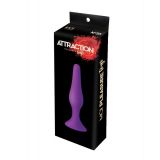 Анальна пробка з присоскою MAI Attraction Toys №35 Purple, довжина 15,5 см, діаметр 3,8см