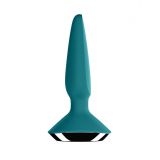 Анальна смарт-вібропробка Satisfyer Plug-ilicious 1 Petrol