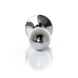 Анальна пробка - Jewellery Silver Plug Clear S