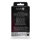 Анальна пробка - Ouch! Metal Butt Plug Small Silver/Rubellite Pink