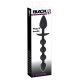 Анальний стимулятор - Black Velvets Plug + beads