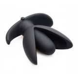 Sprouted 10 Mode Rechargeable Silicone Anal Plug - анальна пробка з розширенням і вібрацією, 10х7 см
