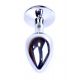 Анальна пробка - Jewellery Silver Plug Light Blue