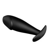 Анальна пробка - Pretty Love Anal Butt Plug Penis Shaped Black