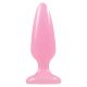NS Novelties Firefly Pleasure Plug Medium - крупная анальная пробка светящаяся в темноте, 12,7х3,8 см (голубой)
