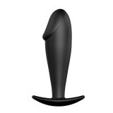 Анальна пробка - Pretty Love Anal Butt Plug Penis Shaped Black