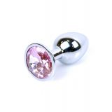 Анальна пробка - Jewellery Silver Plug Light Pink
