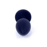 Анальна пробка - Jewellery Silicone Black Plug S Pink