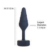 Анальна пробка Lux Active Twist Plug Small Blue