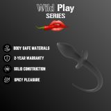 Анальна пробка - Erospace Wild Play Anal Plug With Tail C3