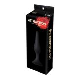 Анальна пробка з присоскою MAI Attraction Toys №35 Black, довжина 15,5 см, діаметр 3,8см