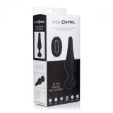 Silicone Vibrating Anal Plug with Remote Control - анальна пробка з дистанційним управлінням, 14.6х3.9 см
