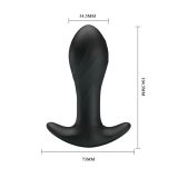 Анальна пробка - Pretty Love Anal Plug Vibrating Massager Black