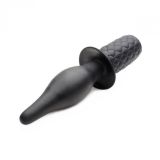 The Drop 10x Silicone Vibrating Thruster - анальный вибратор с рукояткой, 19.7х4 см.