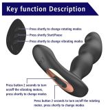 Масажер простати - Prostate Massager With Vibration & 360° Rotation Erospace Men’s Play B12